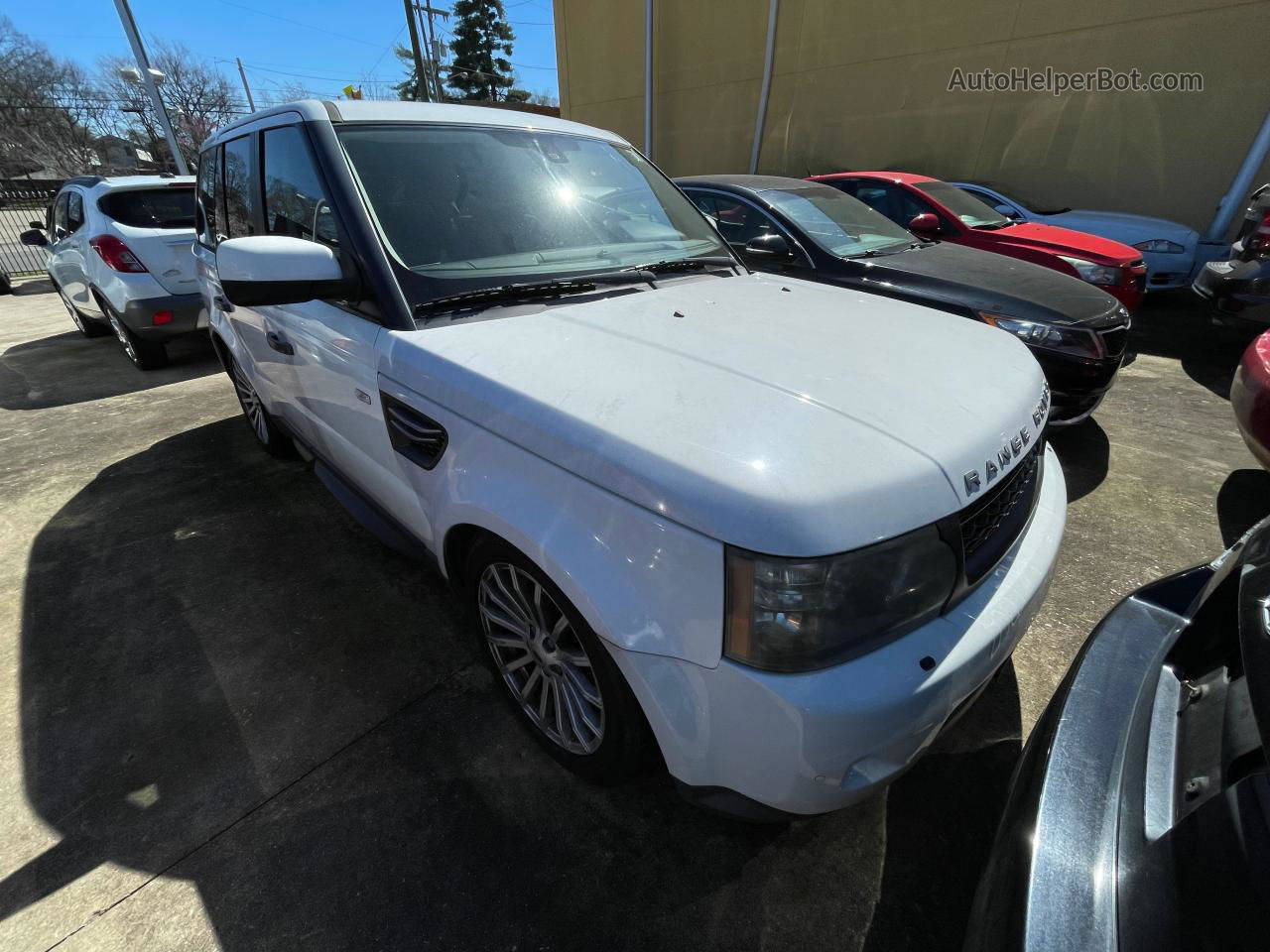 2011 Land Rover Range Rover Sport Hse White vin: SALSF2D45BA266832