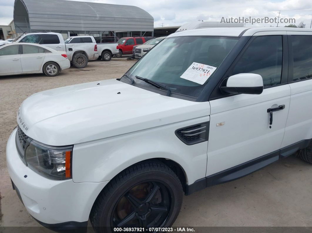 2011 Land Rover Range Rover Sport Hse White vin: SALSF2D45BA275577