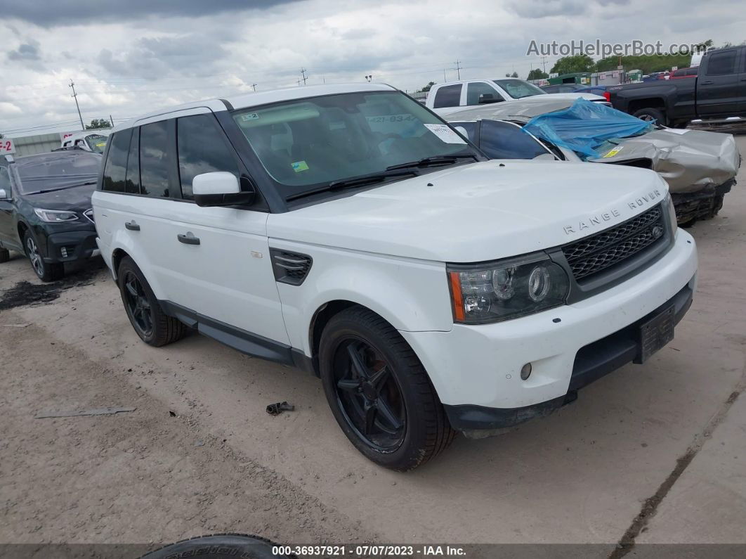 2011 Land Rover Range Rover Sport Hse White vin: SALSF2D45BA275577