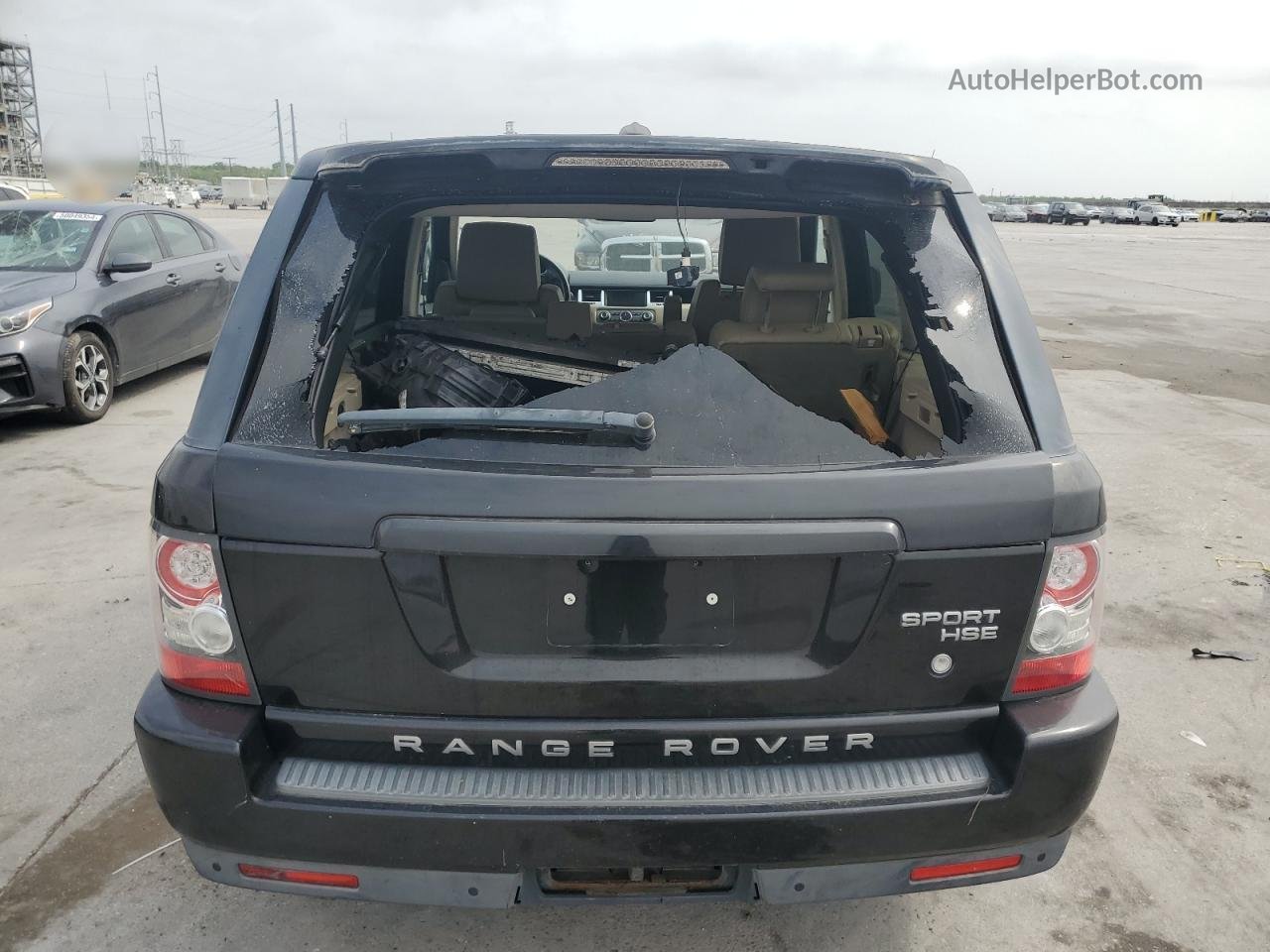 2011 Land Rover Range Rover Sport Hse Черный vin: SALSF2D45BA284988
