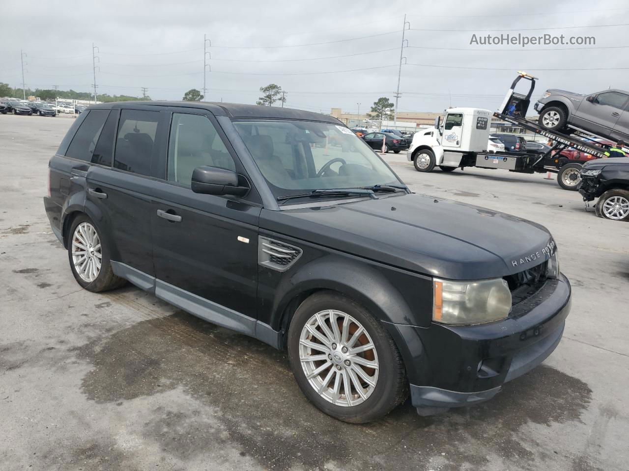 2011 Land Rover Range Rover Sport Hse Черный vin: SALSF2D45BA284988