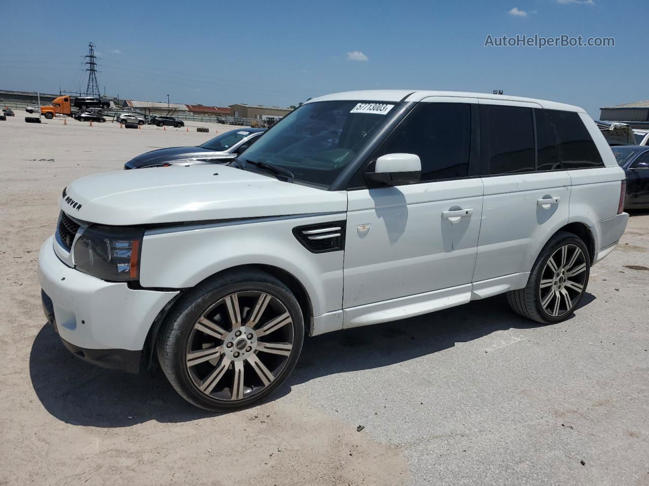 2011 Land Rover Range Rover Sport Hse White vin: SALSF2D45BA707701