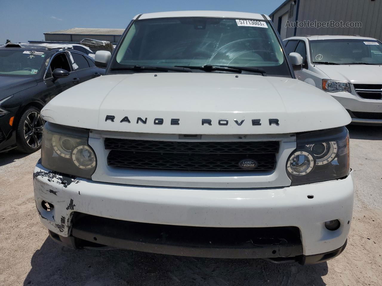 2011 Land Rover Range Rover Sport Hse White vin: SALSF2D45BA707701