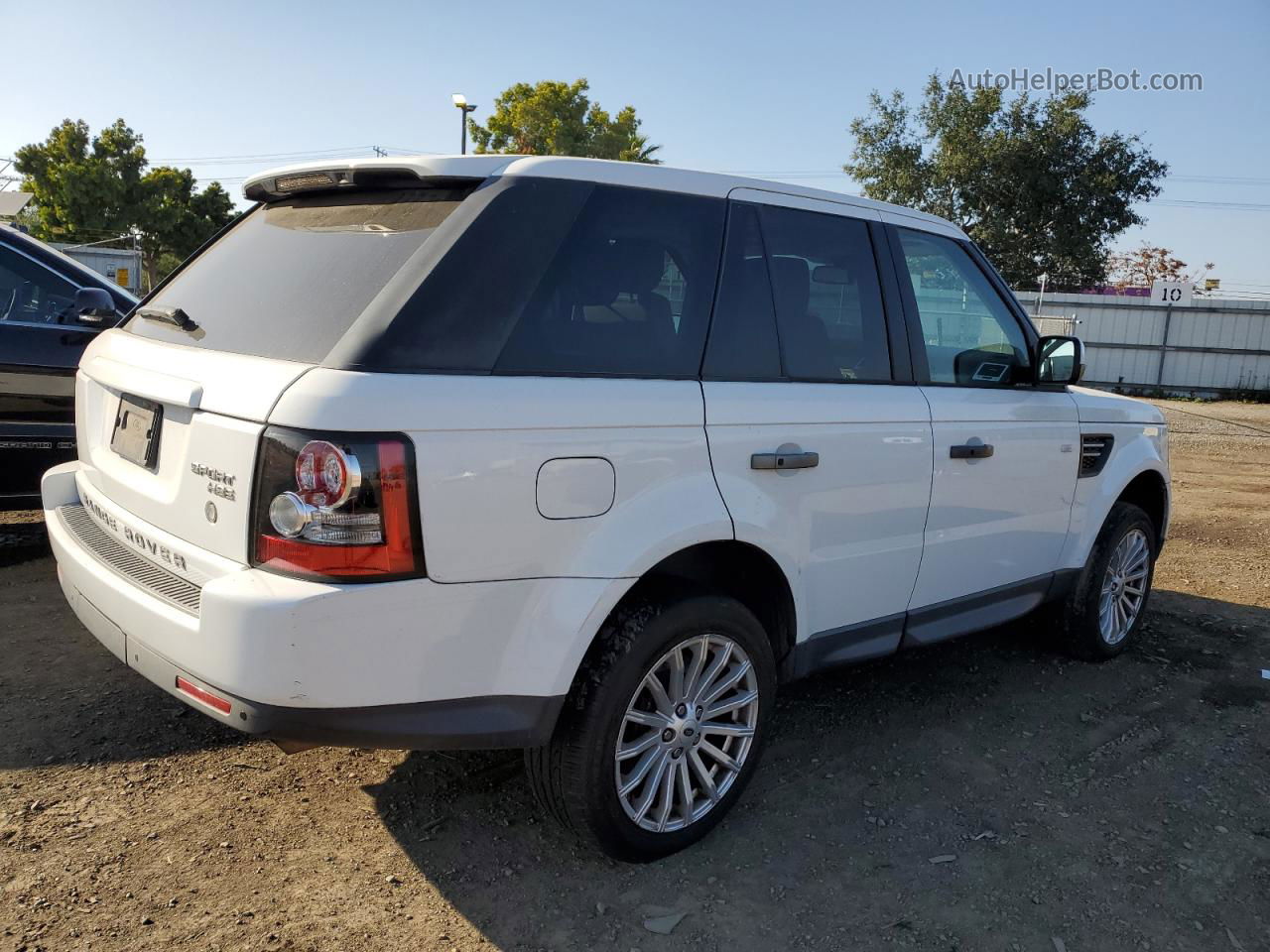 2011 Land Rover Range Rover Sport Hse White vin: SALSF2D46BA266497