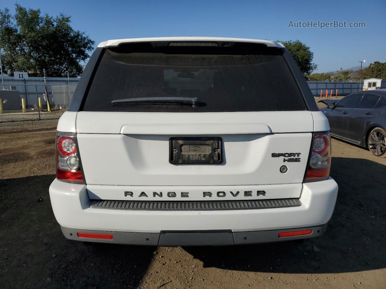 2011 Land Rover Range Rover Sport Hse White vin: SALSF2D46BA266497