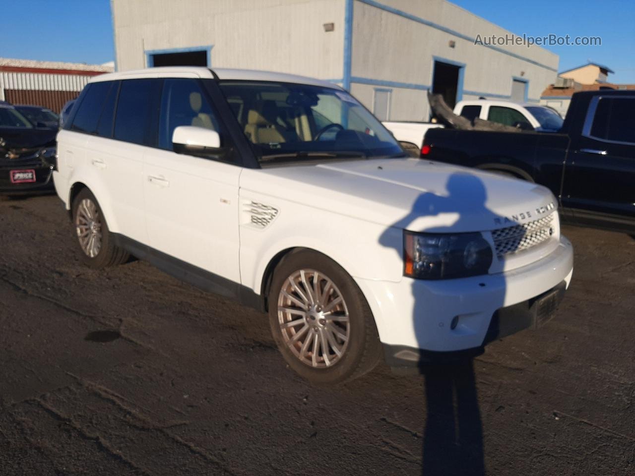 2011 Land Rover Range Rover Sport Hse White vin: SALSF2D46BA297782