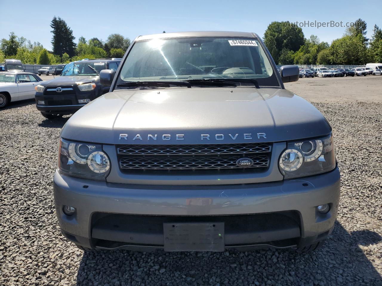 2011 Land Rover Range Rover Sport Hse Gray vin: SALSF2D46BA299967