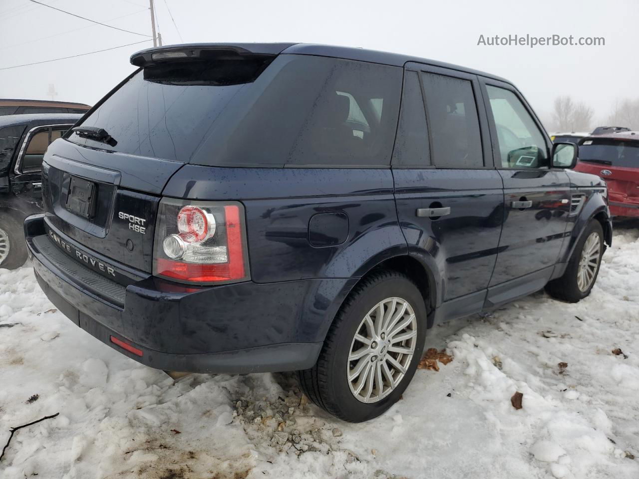 2011 Land Rover Range Rover Sport Hse Синий vin: SALSF2D46BA710333