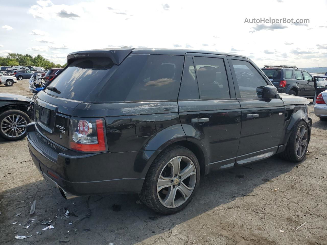 2011 Land Rover Range Rover Sport Hse Черный vin: SALSF2D47BA700202