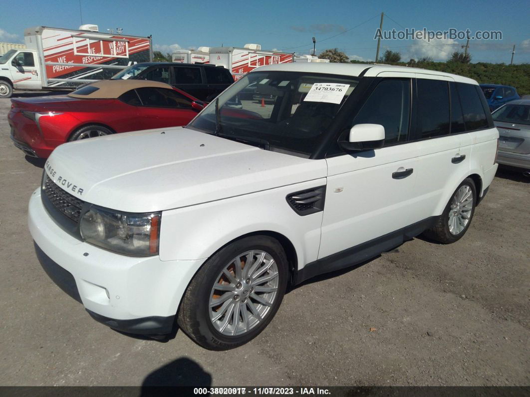 2011 Land Rover Range Rover Sport Hse White vin: SALSF2D47BA704282