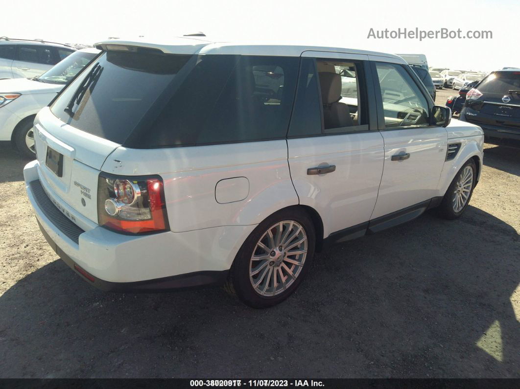 2011 Land Rover Range Rover Sport Hse White vin: SALSF2D47BA704282