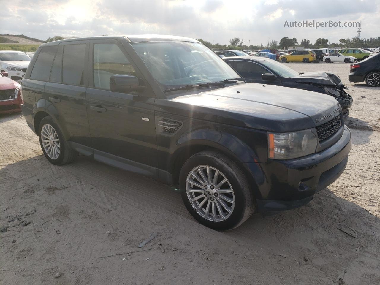 2011 Land Rover Range Rover Sport Hse Черный vin: SALSF2D48BA716036