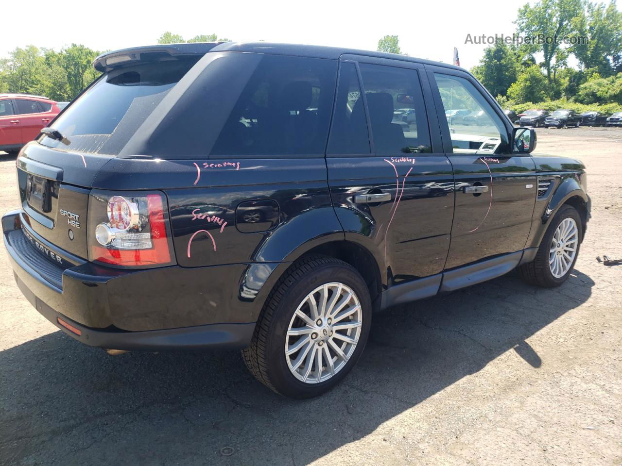 2011 Land Rover Range Rover Sport Hse Black vin: SALSF2D49BA714831