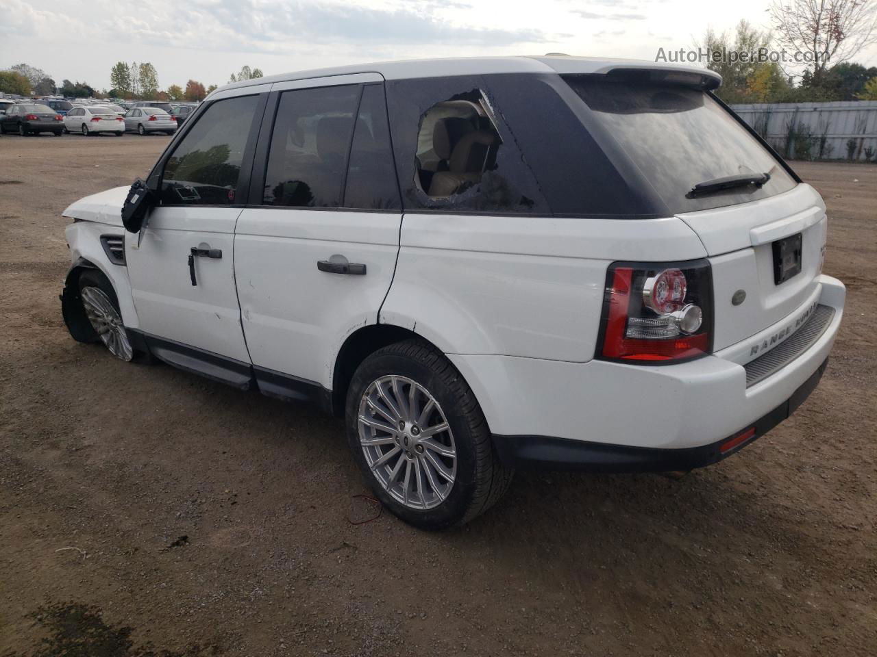 2011 Land Rover Range Rover Sport Hse White vin: SALSF2D4XBA289104