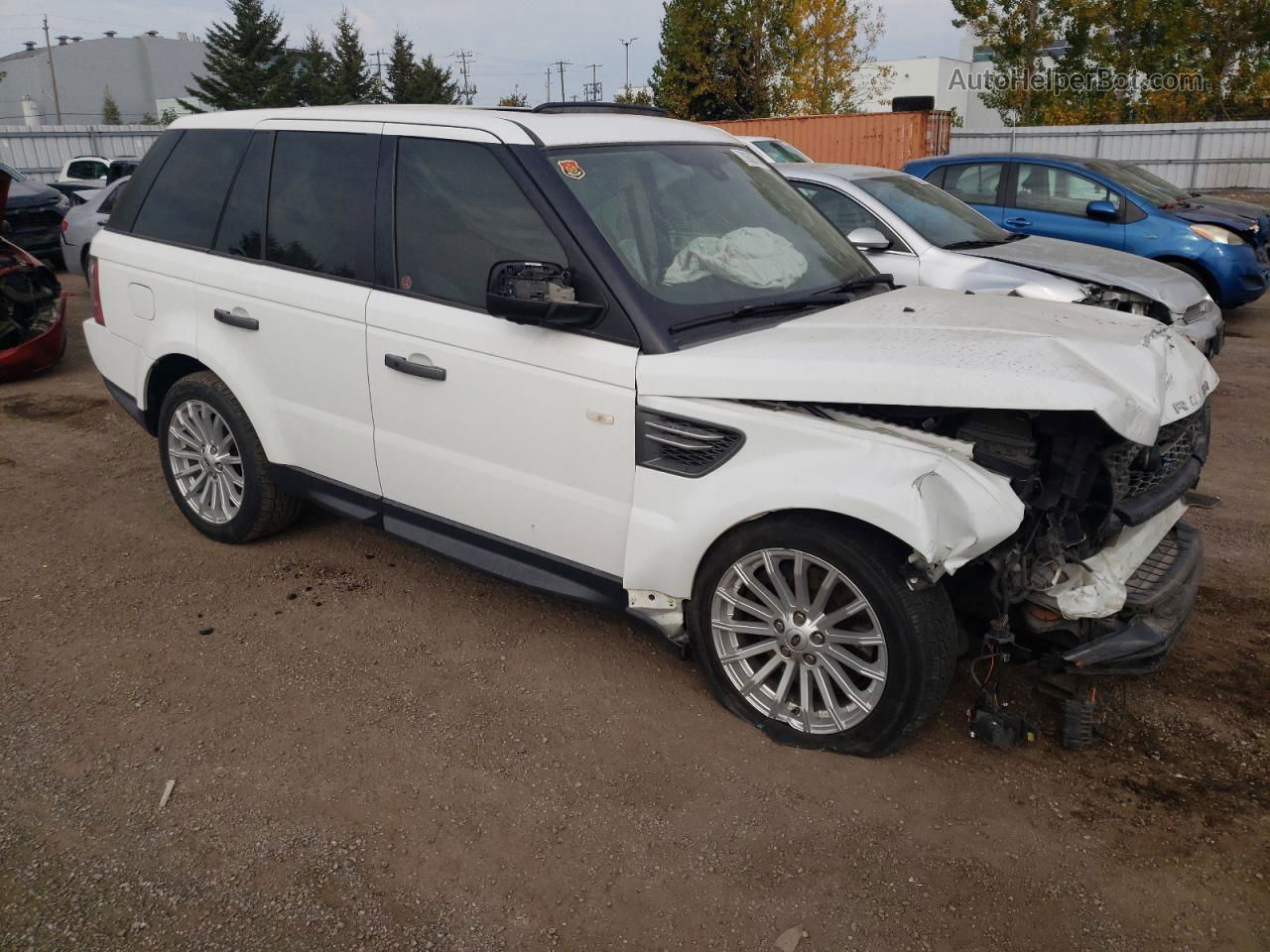 2011 Land Rover Range Rover Sport Hse White vin: SALSF2D4XBA289104