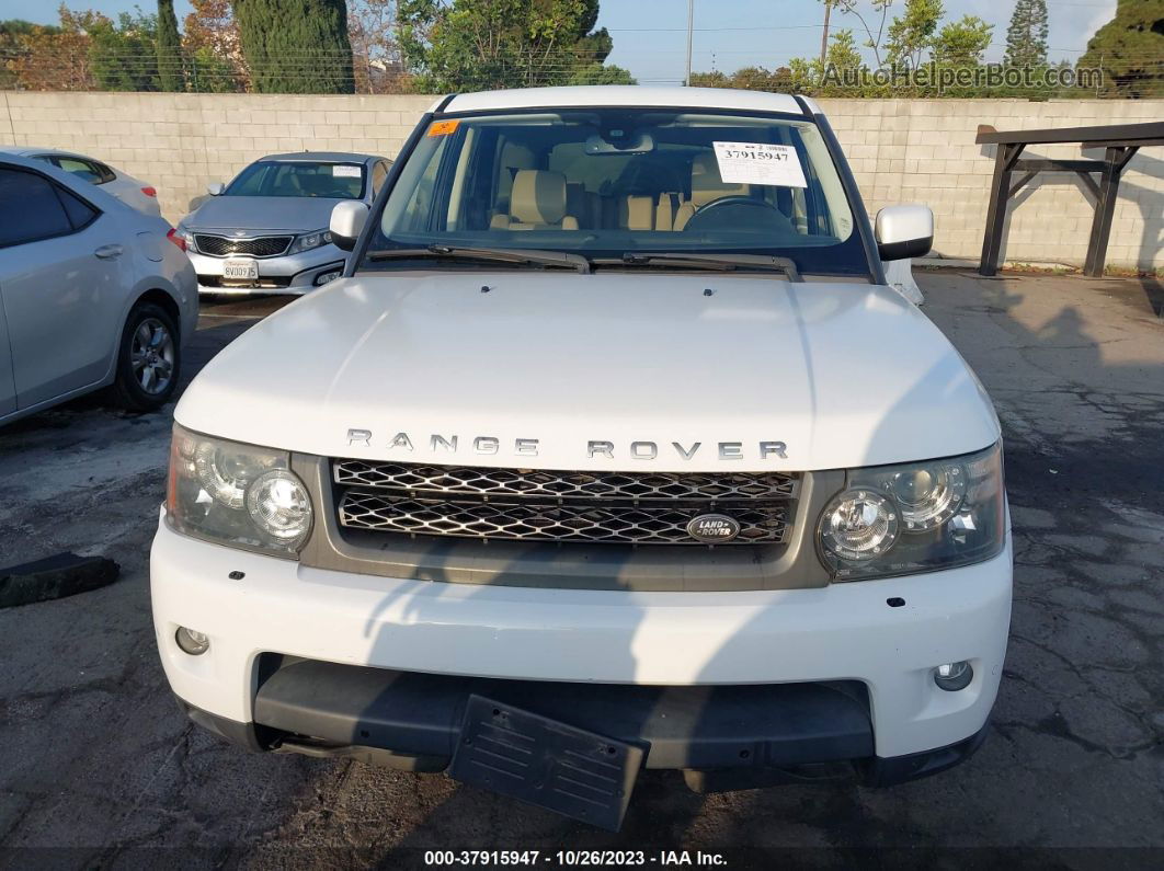 2011 Land Rover Range Rover Sport Hse White vin: SALSF2D4XBA290317