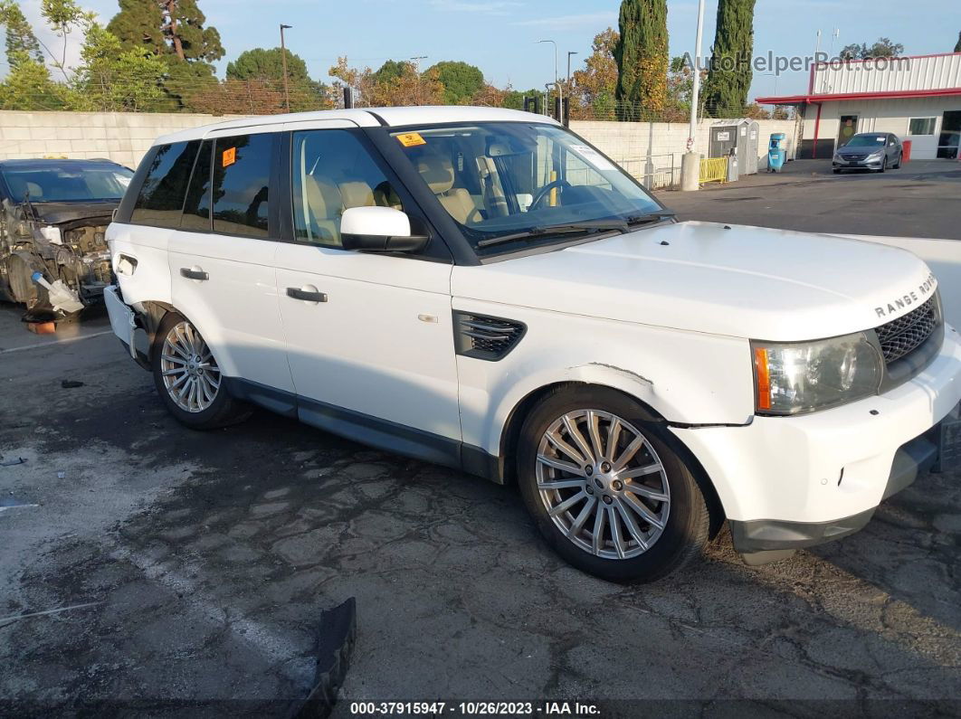 2011 Land Rover Range Rover Sport Hse White vin: SALSF2D4XBA290317