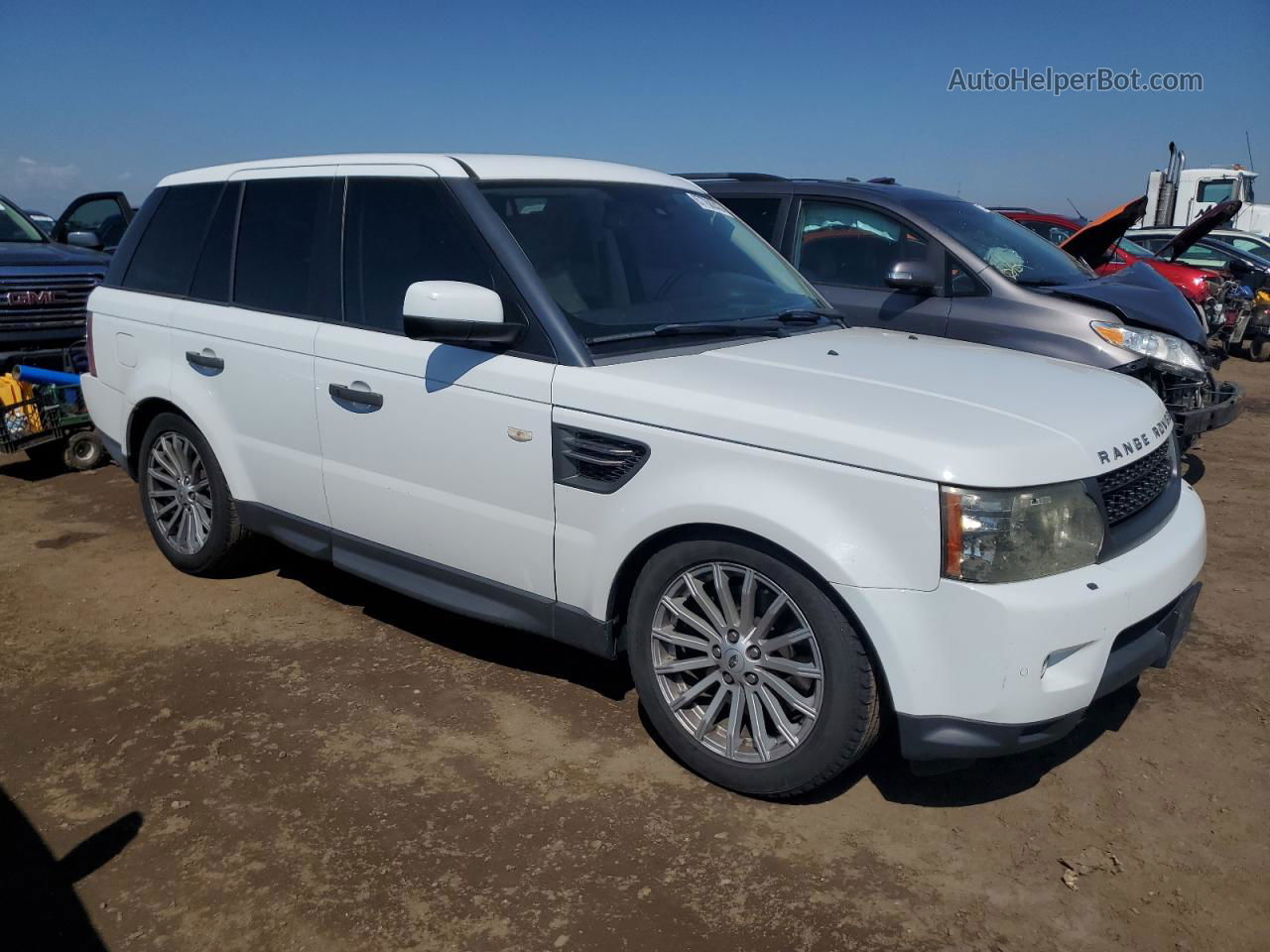 2011 Land Rover Range Rover Sport Hse White vin: SALSF2D4XBA704356