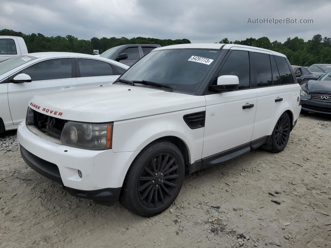 2011 Land Rover Range Rover Sport Hse Белый vin: SALSF2D4XBA712943