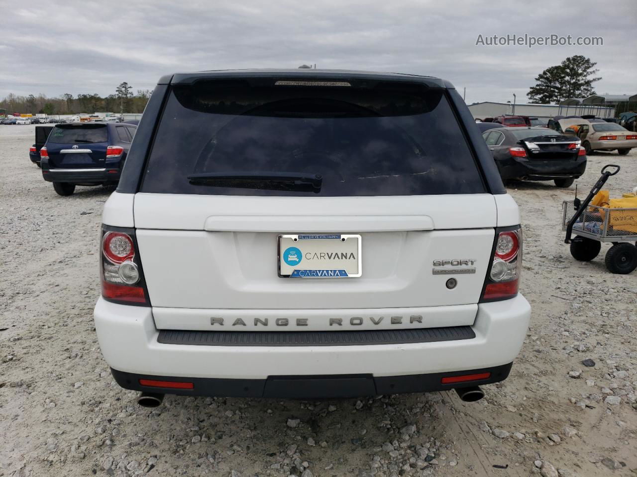 2011 Land Rover Range Rover Sport Sc White vin: SALSH2E41BA266142