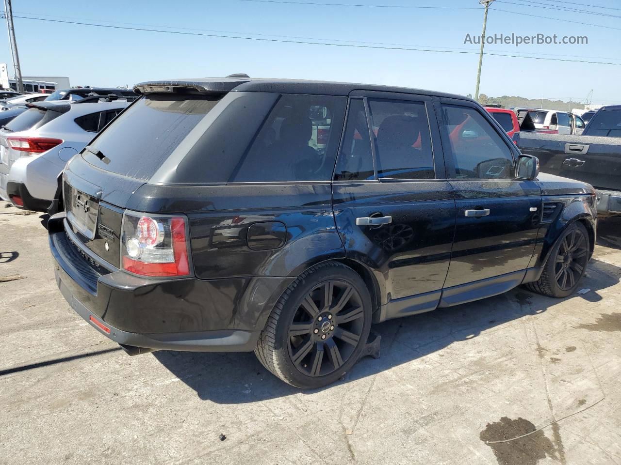 2011 Land Rover Range Rover Sport Sc Black vin: SALSH2E41BA274970