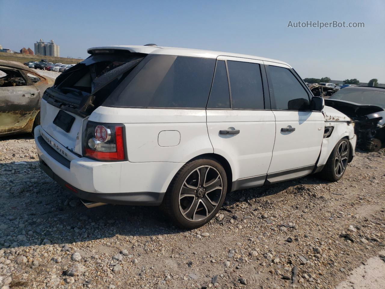 2011 Land Rover Range Rover Sport Sc White vin: SALSH2E41BA283720