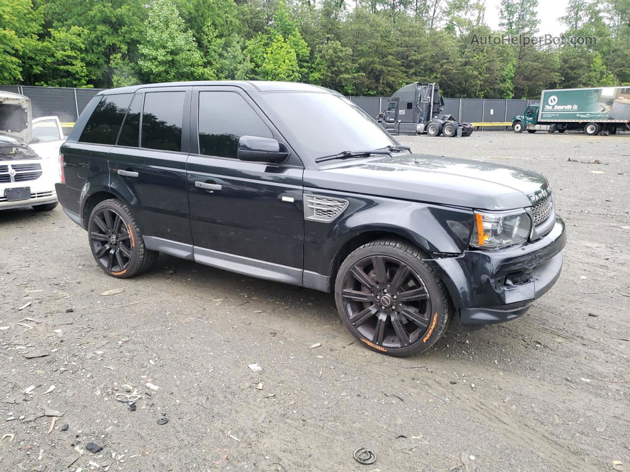 2011 Land Rover Range Rover Sport Sc Black vin: SALSH2E42BA712055