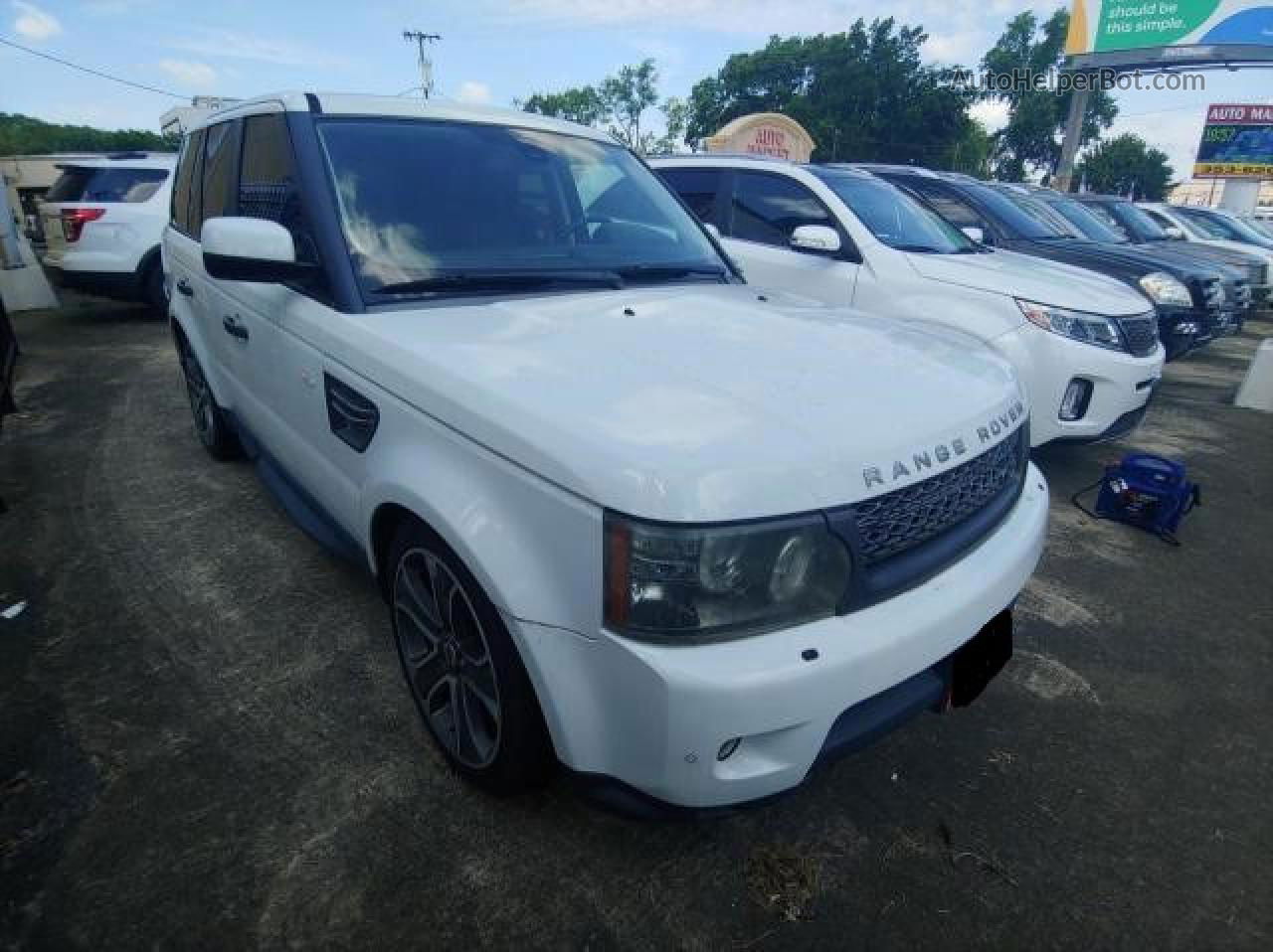 2011 Land Rover Range Rover Sport Sc White vin: SALSH2E43BA266207