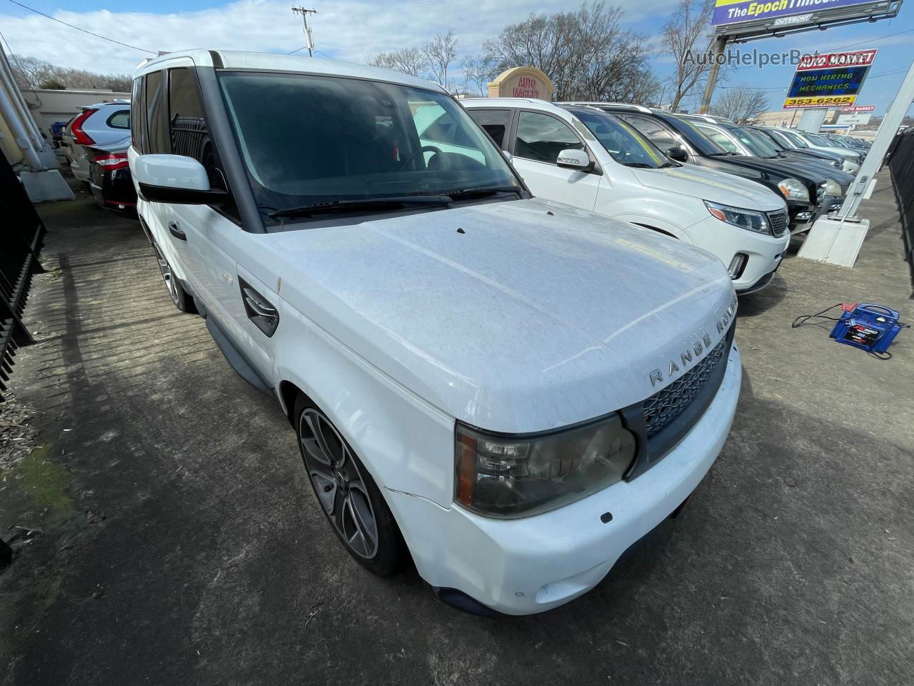 2011 Land Rover Range Rover Sport Sc White vin: SALSH2E43BA266207