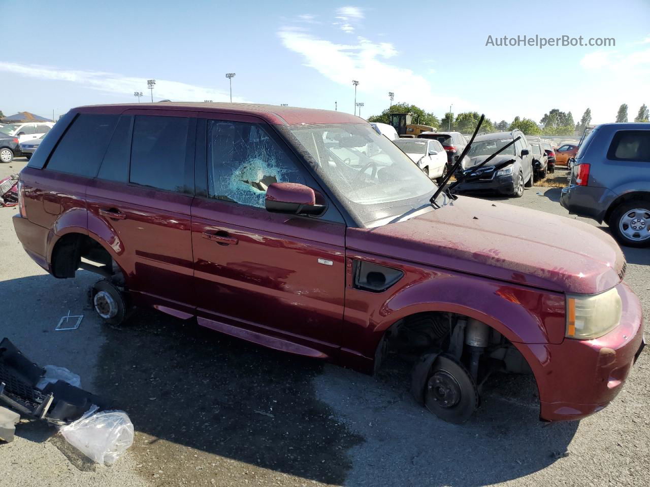 2011 Land Rover Range Rover Sport Sc Burgundy vin: SALSH2E43BA278146