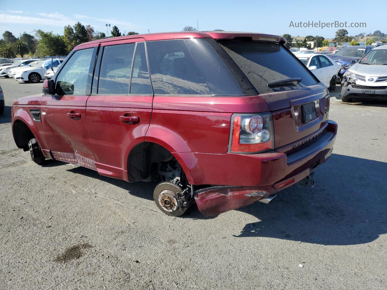 2011 Land Rover Range Rover Sport Sc Burgundy vin: SALSH2E43BA278146