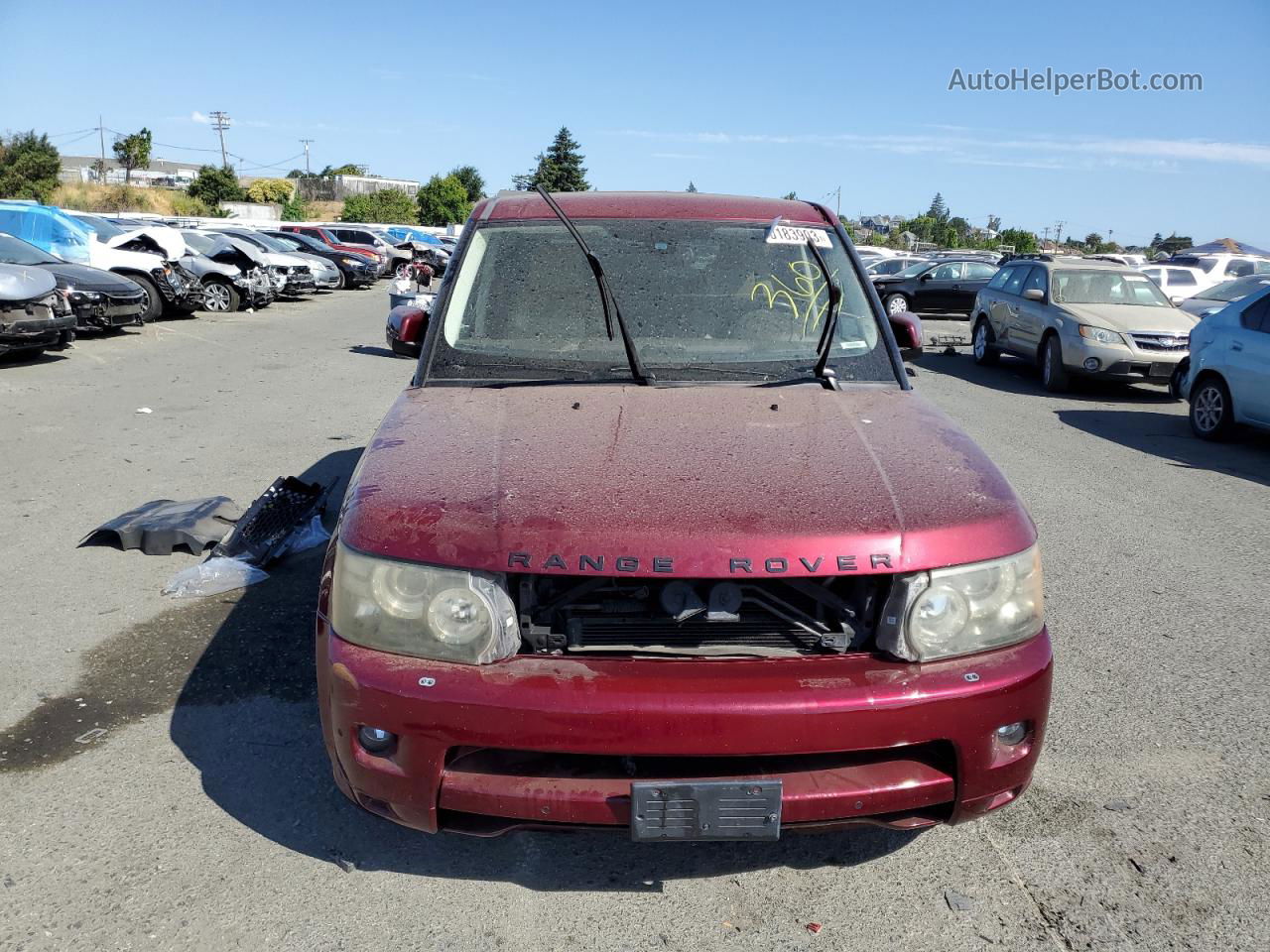 2011 Land Rover Range Rover Sport Sc Бордовый vin: SALSH2E43BA278146