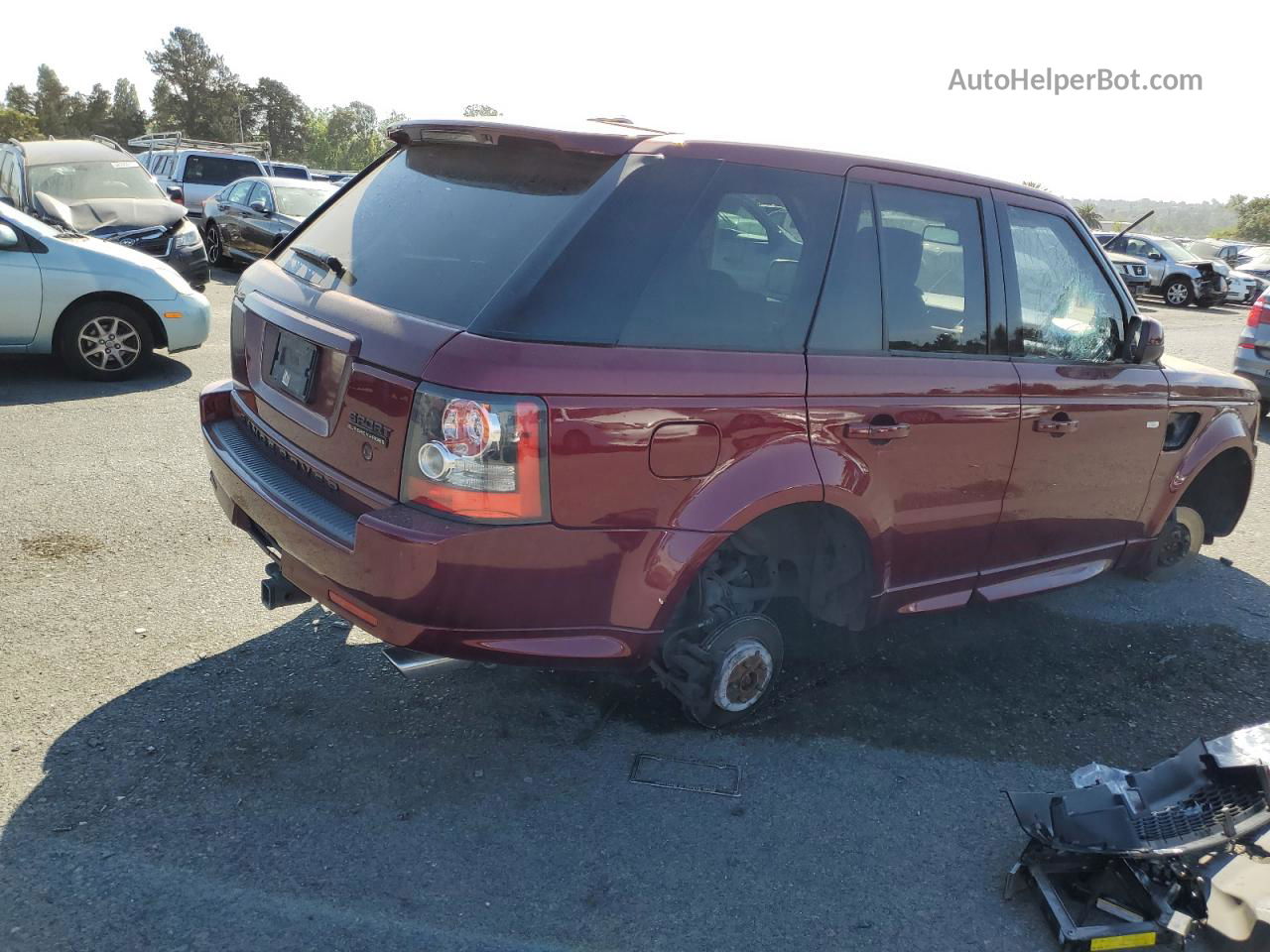 2011 Land Rover Range Rover Sport Sc Burgundy vin: SALSH2E43BA278146