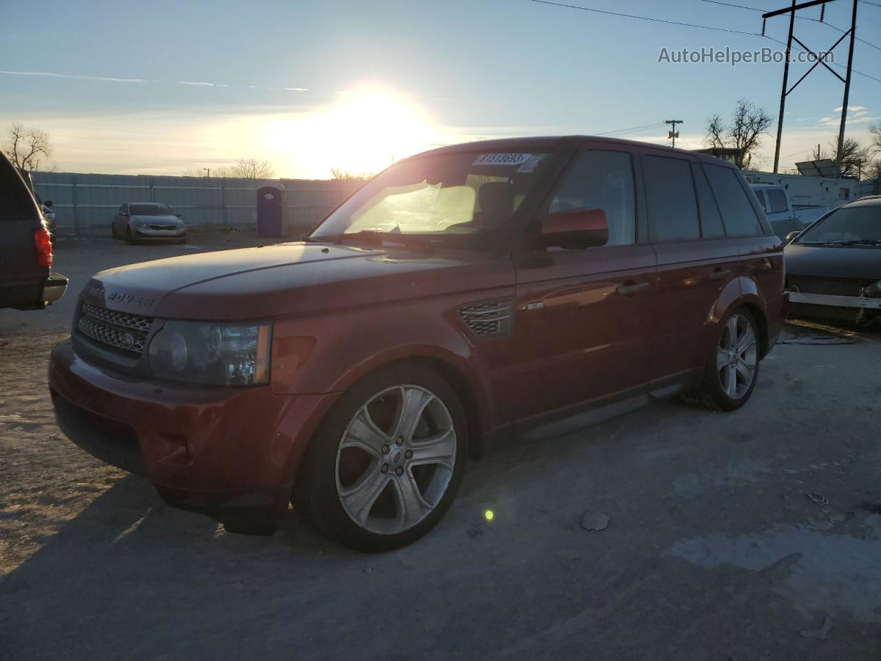 2011 Land Rover Range Rover Sport Sc Red vin: SALSH2E43BA298655