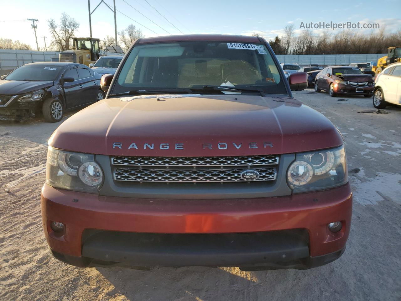 2011 Land Rover Range Rover Sport Sc Red vin: SALSH2E43BA298655