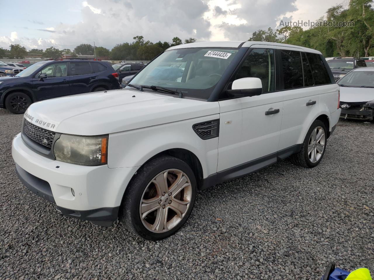 2011 Land Rover Range Rover Sport Sc White vin: SALSH2E43BA703655