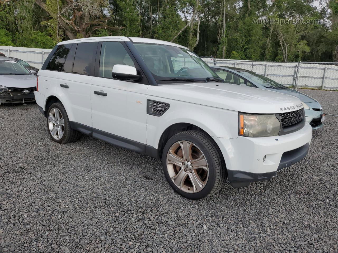 2011 Land Rover Range Rover Sport Sc White vin: SALSH2E43BA703655