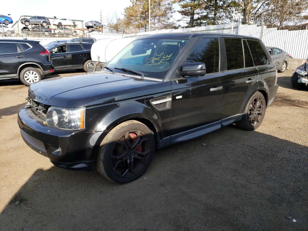 2011 Land Rover Range Rover Sport Sc Черный vin: SALSH2E44BA283243