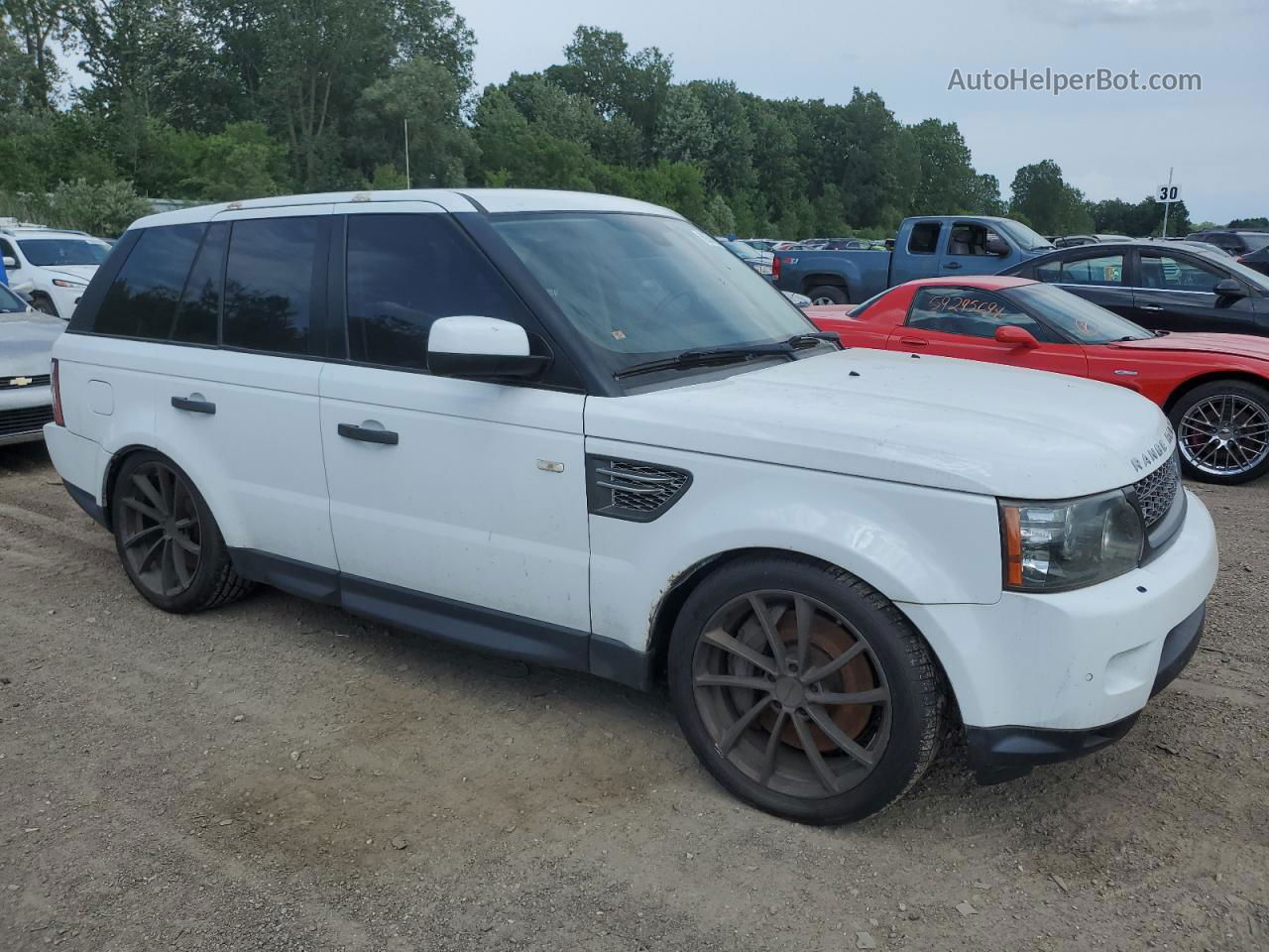 2011 Land Rover Range Rover Sport Sc White vin: SALSH2E45BA273157