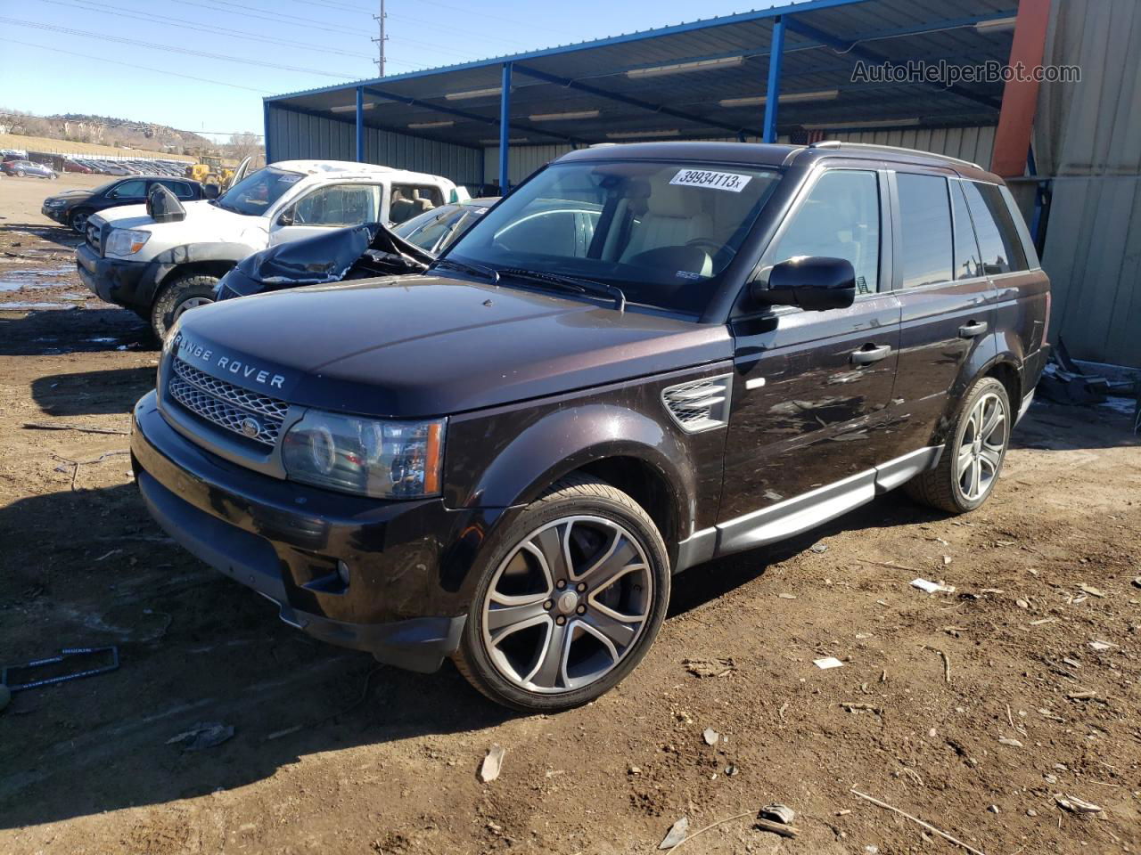 2011 Land Rover Range Rove Коричневый vin: SAL5H2E47BA266615