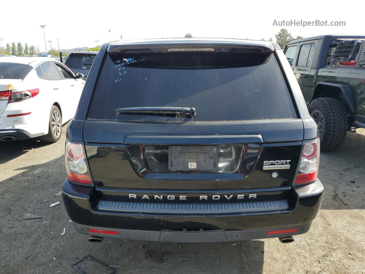 2011 Land Rover Range Rover Sport Sc Черный vin: SALSH2E49BA701750