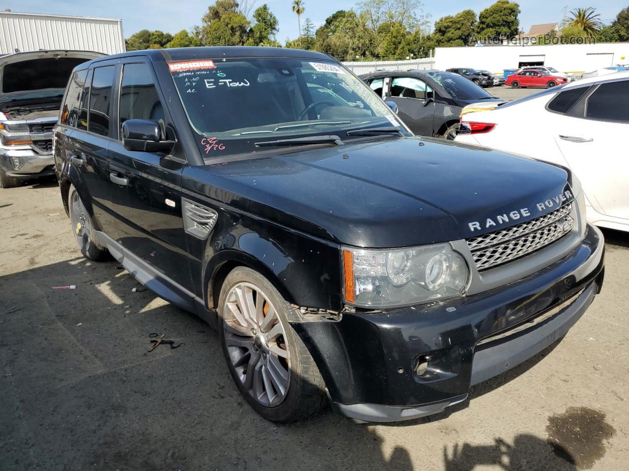 2011 Land Rover Range Rover Sport Sc Black vin: SALSH2E49BA701750