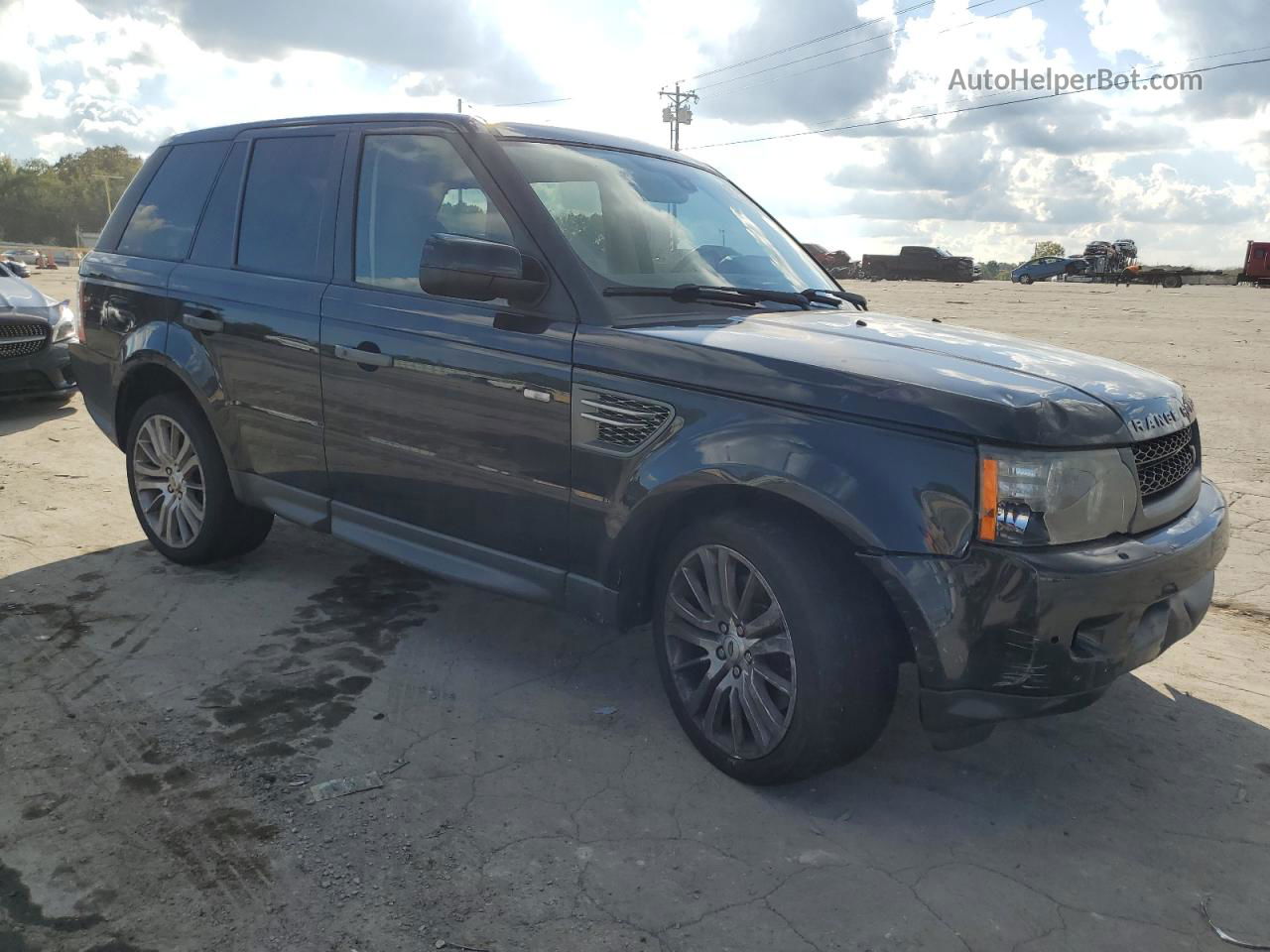 2011 Land Rover Range Rover Sport Lux Черный vin: SALSK2D40BA714681