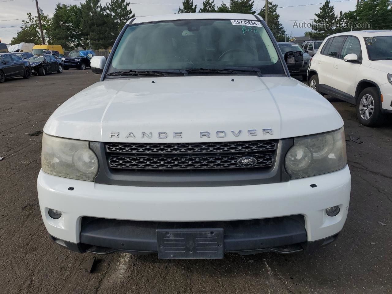 2011 Land Rover Range Rover Sport Lux White vin: SALSK2D41BA703396