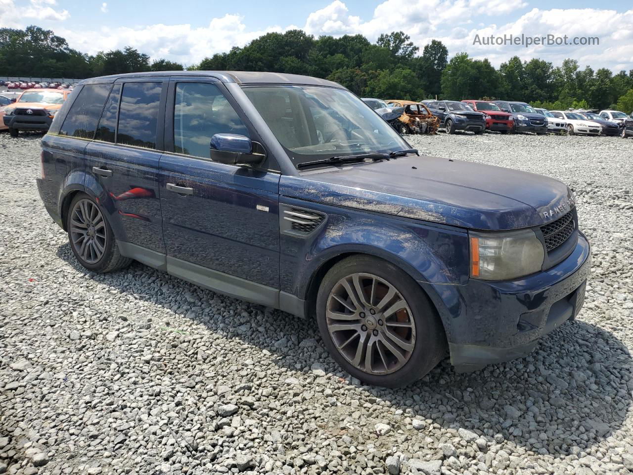 2011 Land Rover Range Rover Sport Lux Blue vin: SALSK2D42BA270087