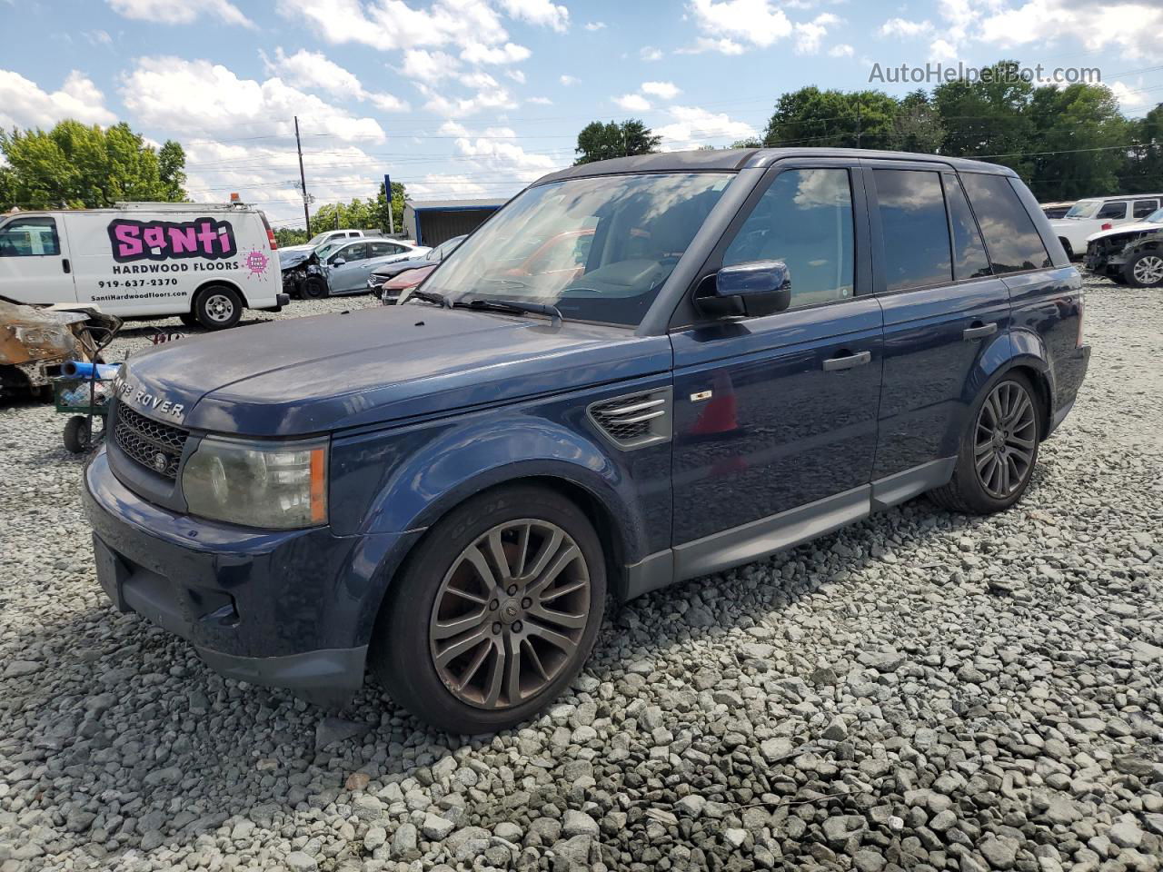 2011 Land Rover Range Rover Sport Lux Blue vin: SALSK2D42BA270087