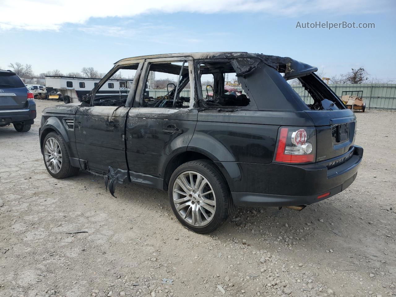 2011 Land Rover Range Rover Sport Lux Черный vin: SALSK2D42BA288184