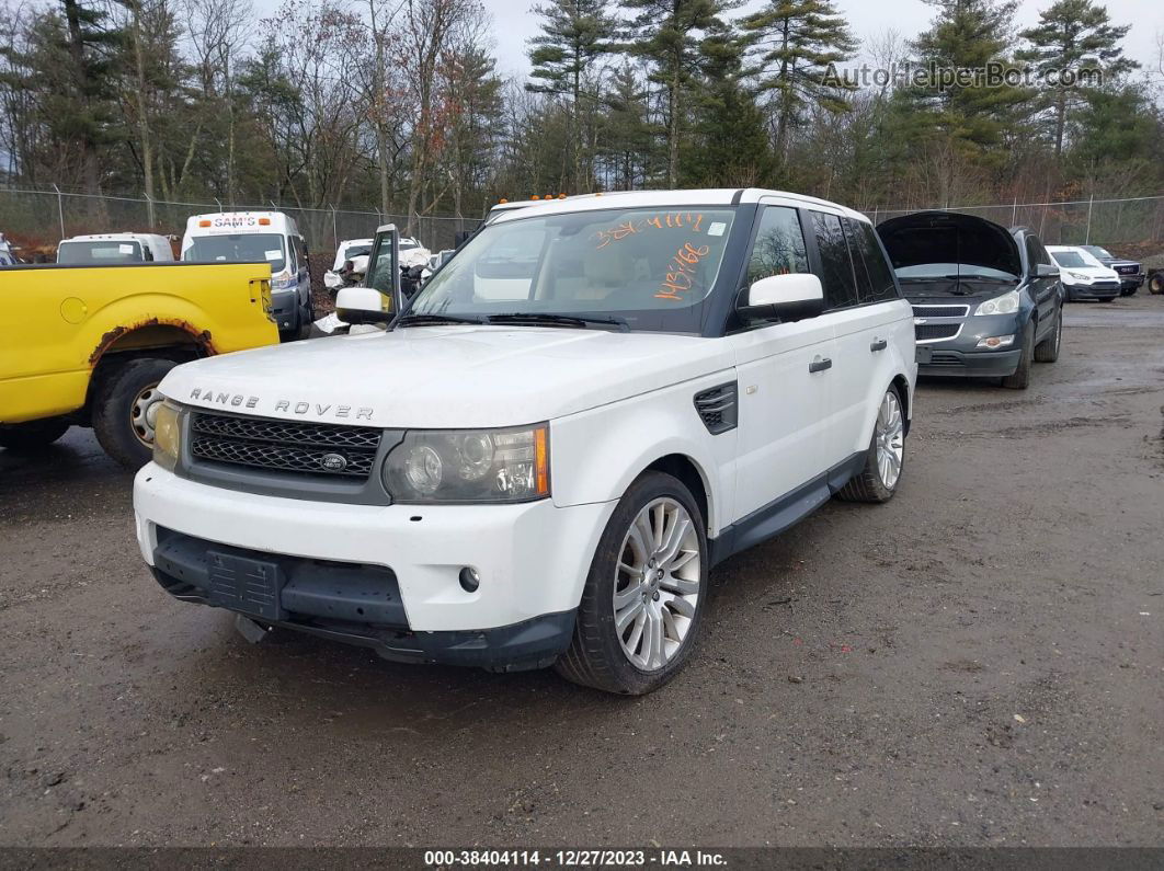 2011 Land Rover Range Rover Sport Hse White vin: SALSK2D42BA293112