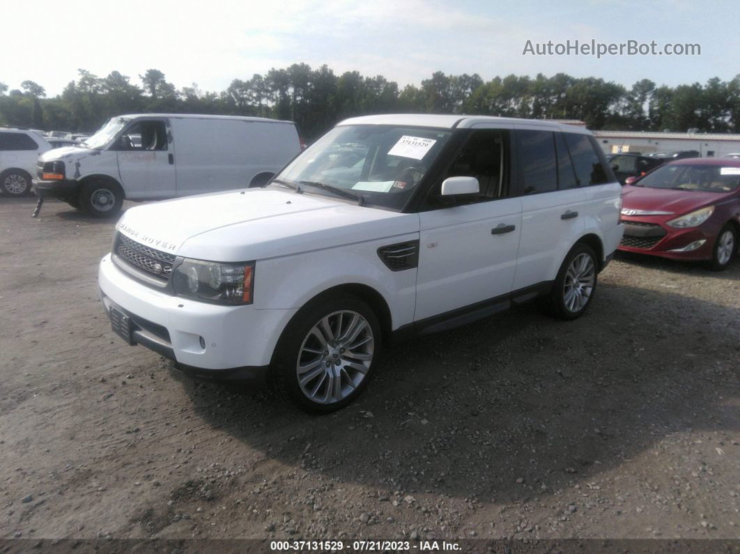 2011 Land Rover Range Rover Sport Hse Lux White vin: SALSK2D42BA716268