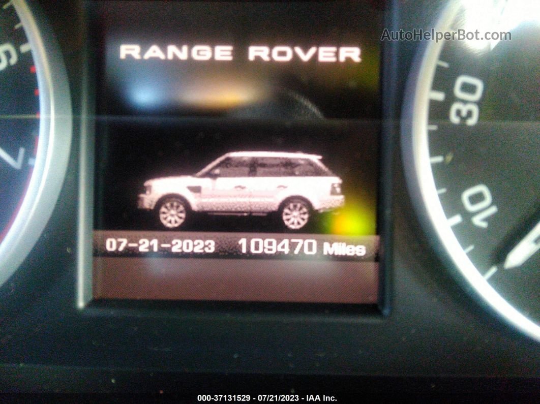 2011 Land Rover Range Rover Sport Hse Lux White vin: SALSK2D42BA716268